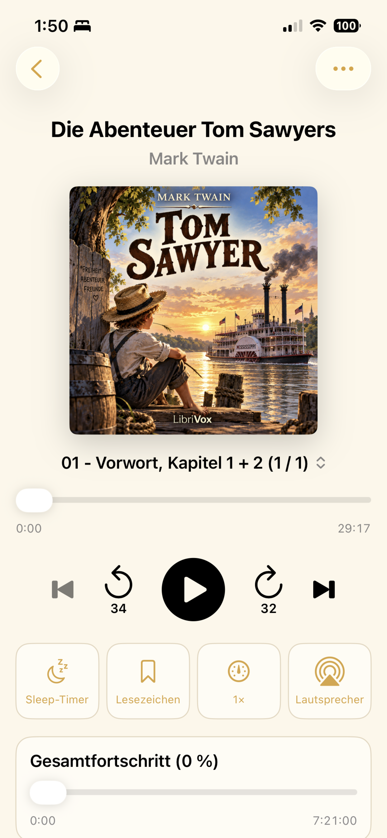 Kirshigo-Einstellungen auf dem iPhone